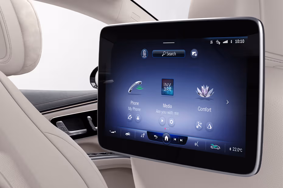 Mercedes-Benz EQS 2026 Rear Infotainment System