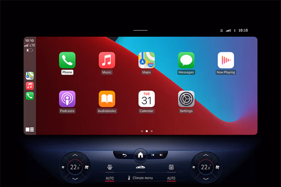Mercedes-Benz EQS SUV 2026 Floating Touchscreen Infotainment System