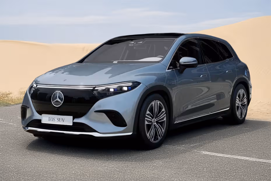 Mercedes-Benz EQS SUV 2026 Front Left Side Angle View