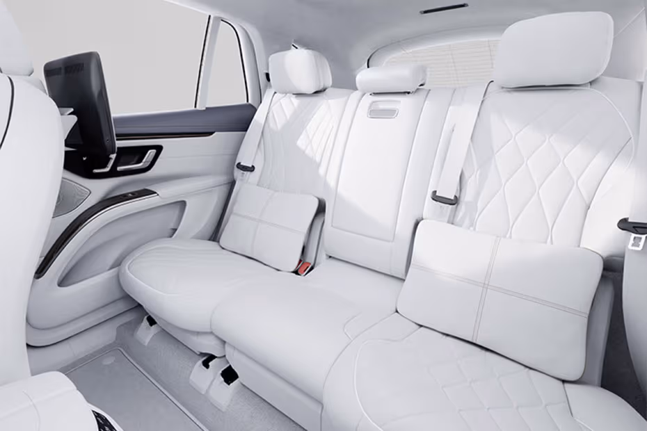 Mercedes-Benz EQS SUV 2026 Interior Second Row Rear Seats View