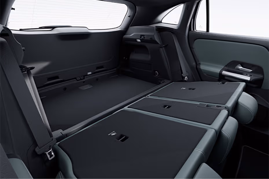 Mercedes-Benz GLA-Class 2026  Rear Boot Space layout with second row seats folded