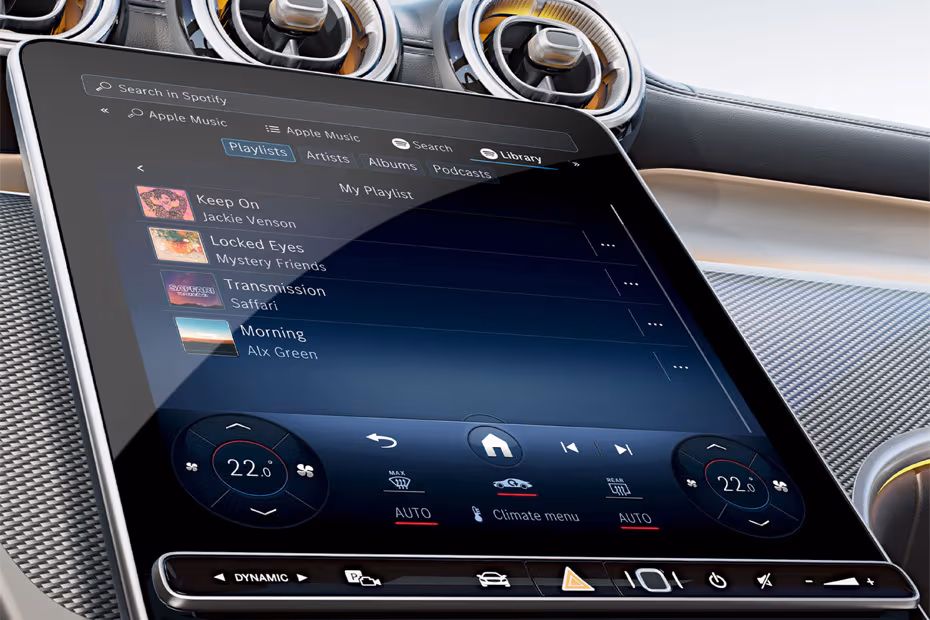 Mercedes-Benz GLC-Class Coupe 2026 Floating Touchscreen Infotainment System