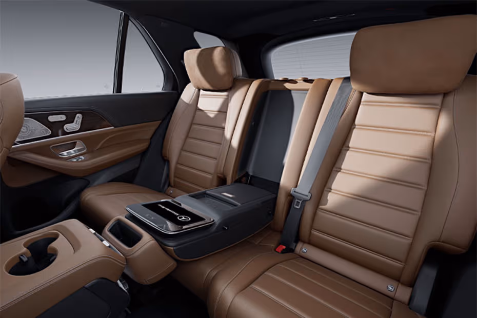 Mercedes-Benz GLE-Class 2026 Interior Second Row Rear Seats View