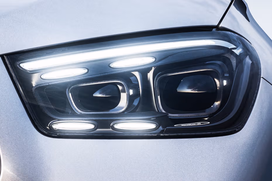 Mercedes-Benz GLE-Class 2026 LED Headlight Close-up 