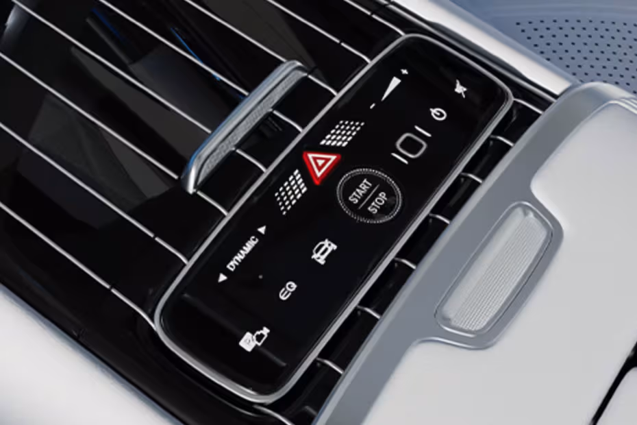 Mercedes-Benz Maybach EQS 2026 Dashboard controls with drive mode selector