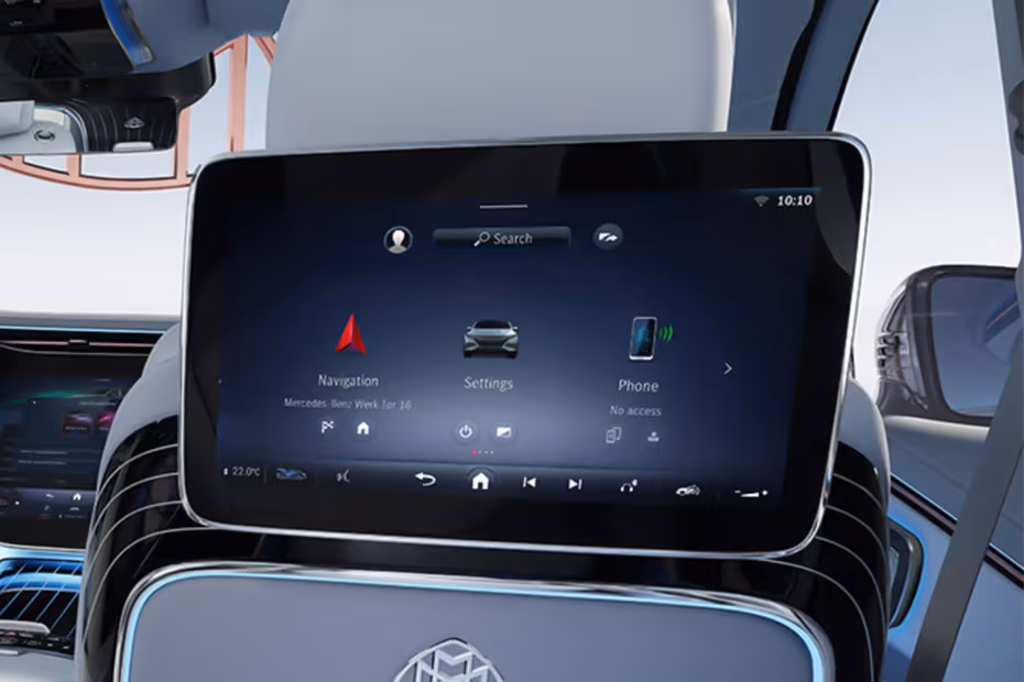 Mercedes-Benz Maybach EQS 2026 Floating Touchscreen Infotainment System