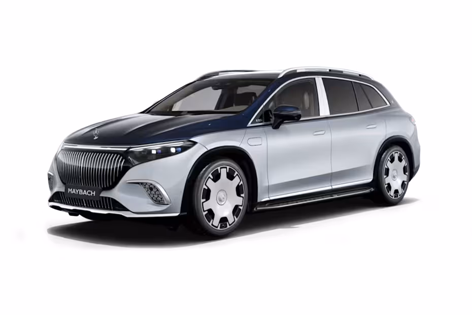 Mercedes-Benz Maybach EQS 2026 High Tech Silver Nautic Blue Colour