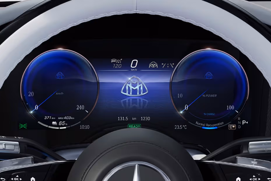 Mercedes-Benz Maybach EQS 2026 Illuminated Driver Instrument cluster