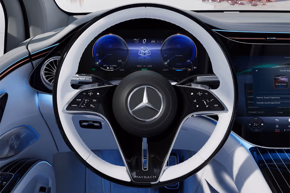 Mercedes-Benz Maybach EQS 2026 Steering Wheel with multifunction steering controls