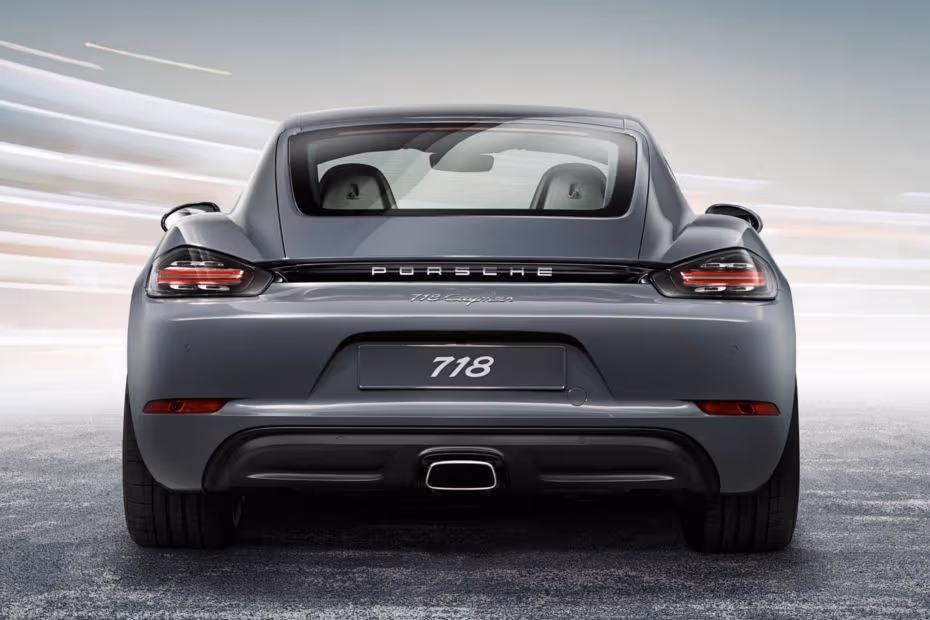 Porsche 718 2026 Rear View with LED Taillights