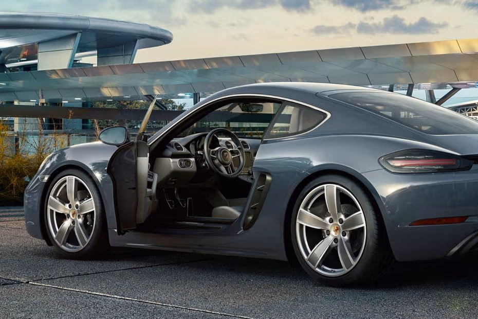 Porsche 718 2026 Right Side View with Front Door Open