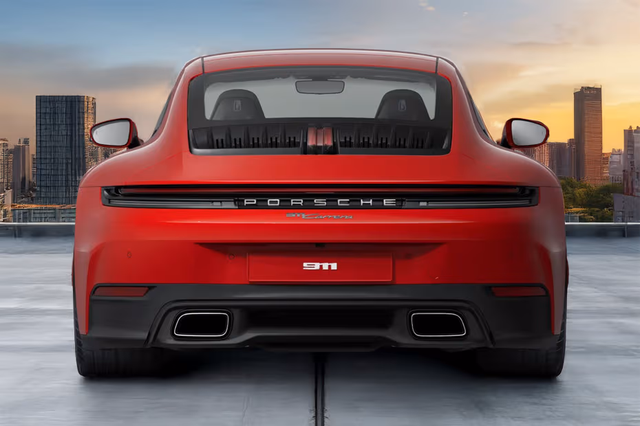 Porsche 911 2026 Rear view with LED Taillights