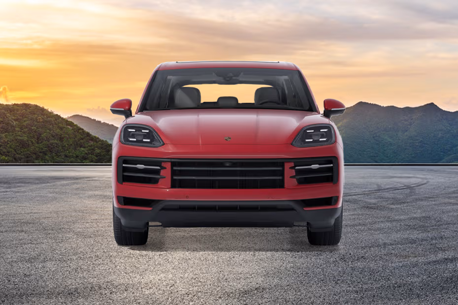 Porsche Cayenne 2026 Front View with LED Headlights