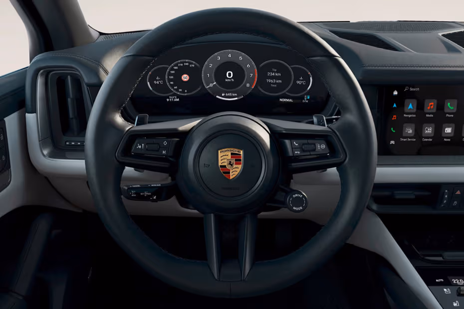 Porsche Cayenne 2026 Steering Wheel with Brand Emblem