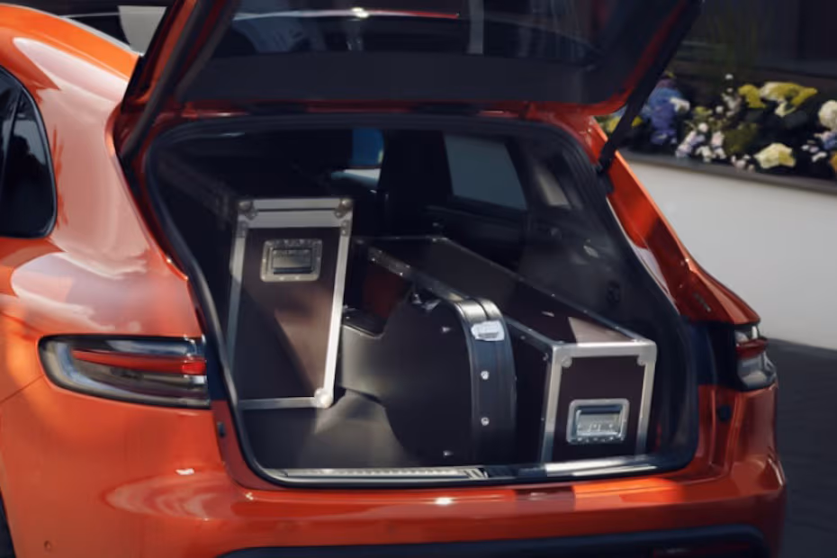 Porsche Macan 2026 Boot Space Second Row Folded