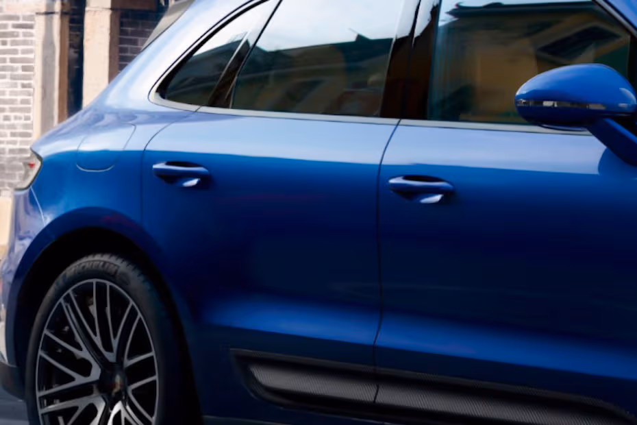 Porsche Macan 2026 Illuminated Door Handle Close-up