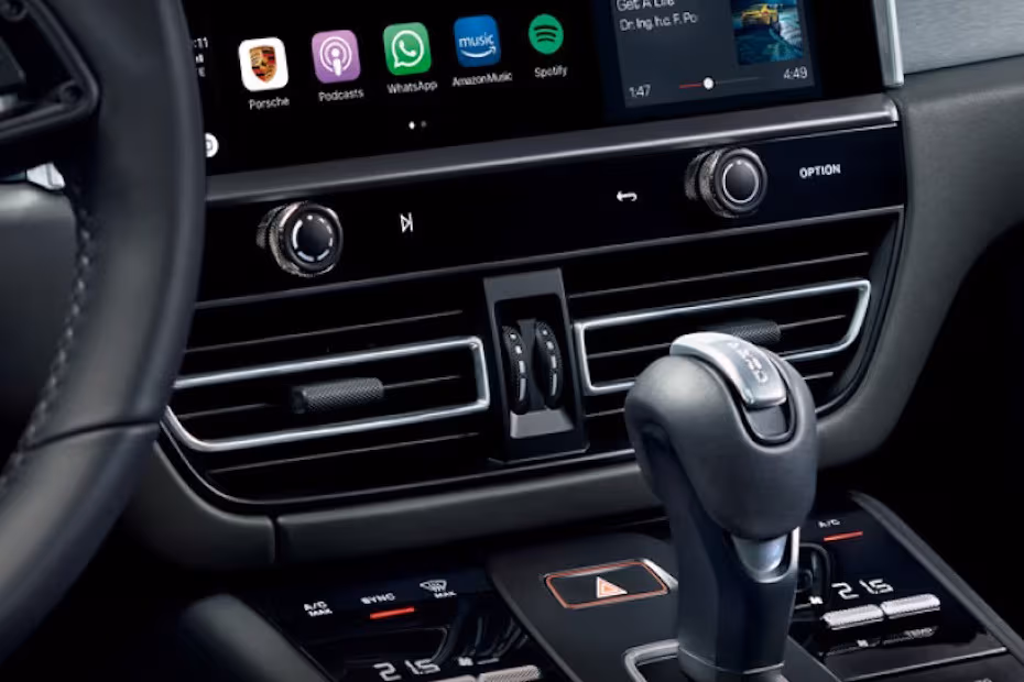 Porsche Macan 2026 Manual Climate Control Panel