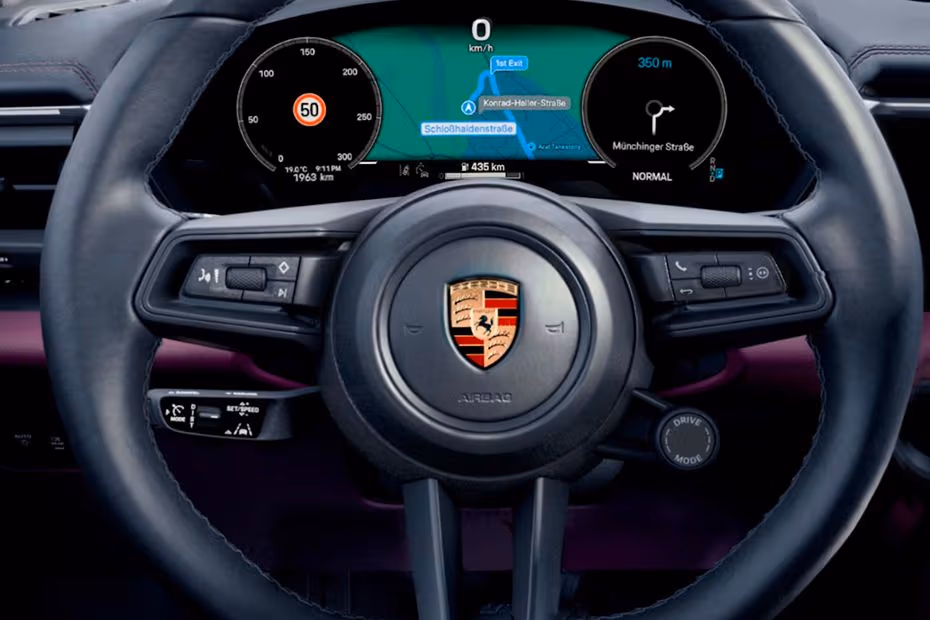 Porsche Macan Electric 2026 Illuminated Driver Instrument Cluster