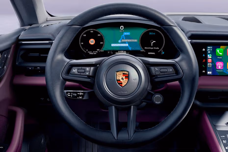 Porsche Macan Electric 2026 Multifunction Steering Wheel Controls
