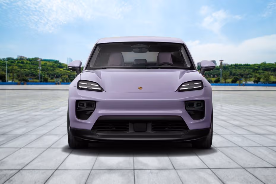 Porsche Macan Electric 2026 Projector LED Headlight Close-up