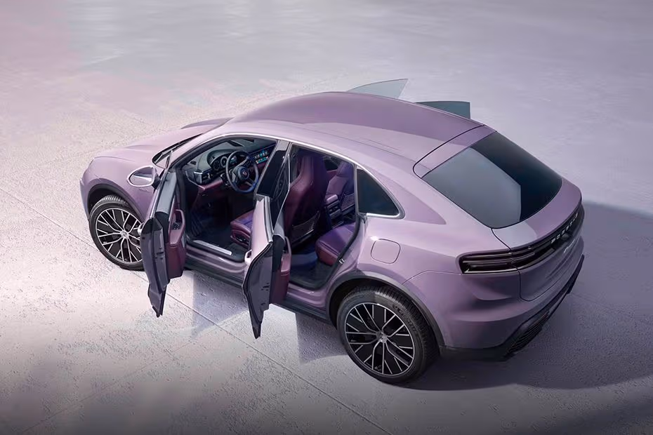 Porsche Macan Electric 2026 Rear View with LED Taillights
