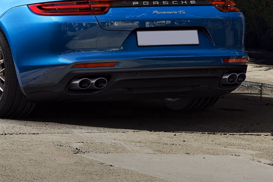 Porsche Panamera 2026 Rear Bumper with Dual Exhaust Outlets