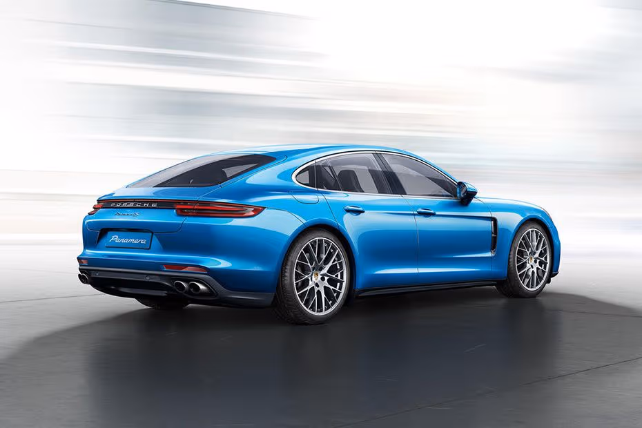 Porsche Panamera 2026 Rear Right Side Angle View