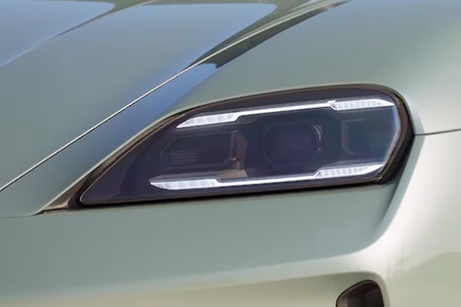 Porsche Taycan 2026 LED Projector Headlight Close-up