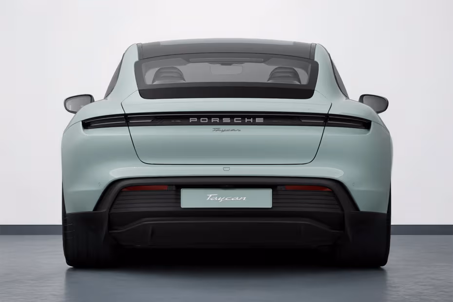 Porsche Taycan 2026 Rear View with LED Taillights