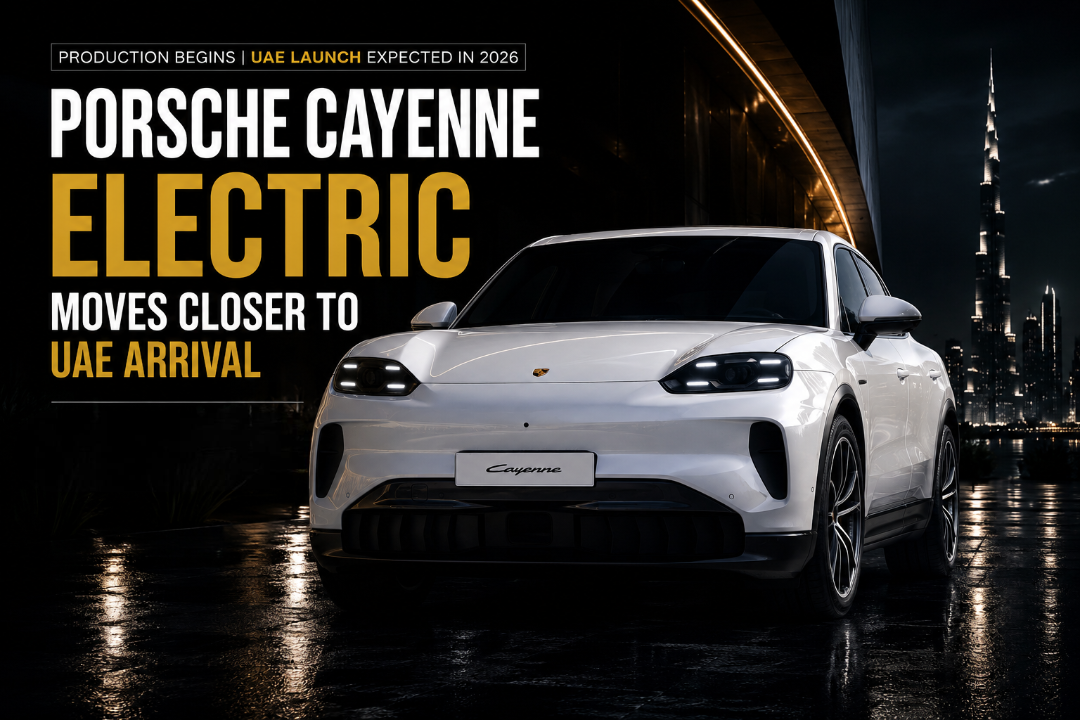 Porsche's All-Electric Cayenne Takes a Major Step Toward UAE Debut