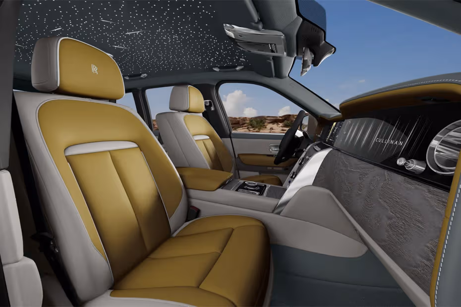 Rolls Royce Cullinan 2026 SUV Driver Side Interior View with Dashboard