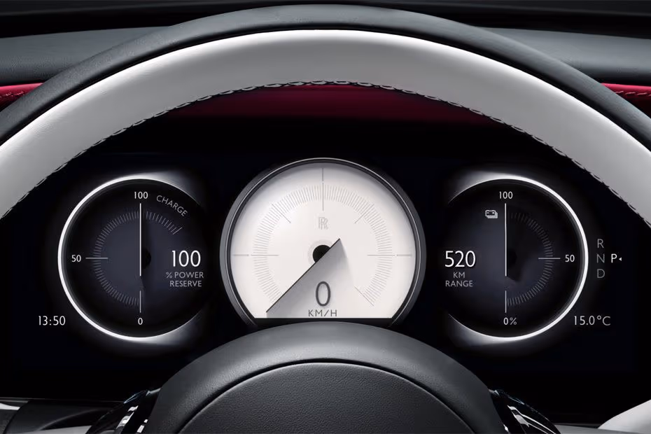 Rolls Royce Spectre 2026 Digital Trip Meter and Mileage Display