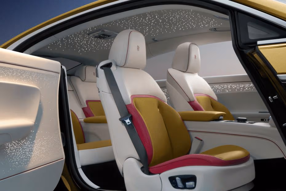 Rolls Royce Spectre 2026 Driver Side Interior View with Open Driver Door