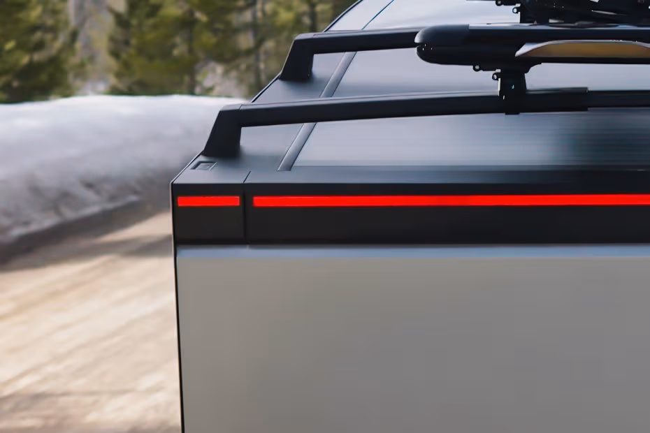 Tesla Cybertruck 2026 Connected LED Taillight Close-Up