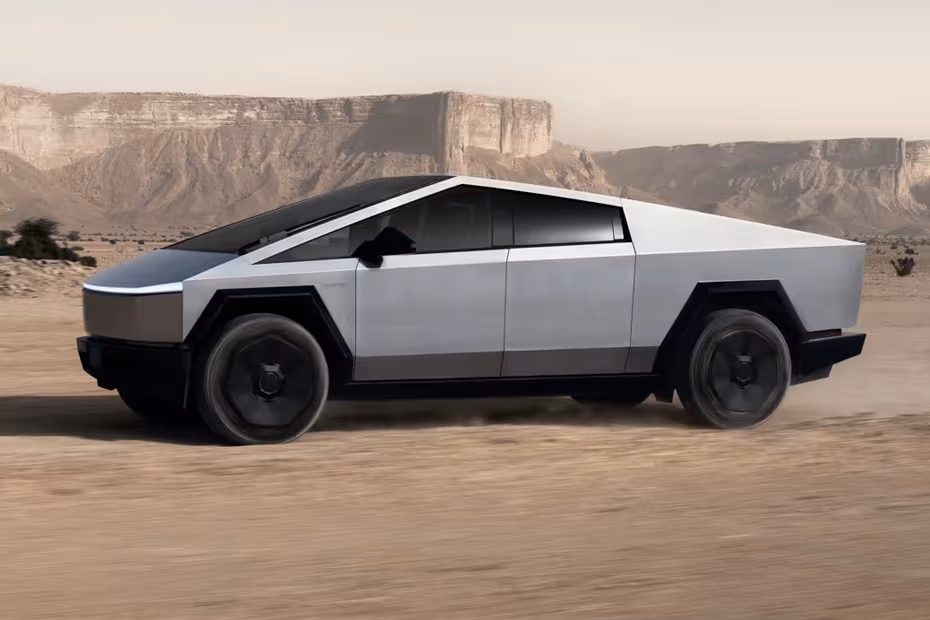 Tesla Cybertruck 2026 Front Left Perspective View