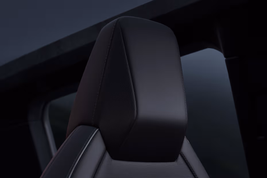Tesla Cybertruck 2026 Center Passenger Headrest Adjusted to Its Highest Position