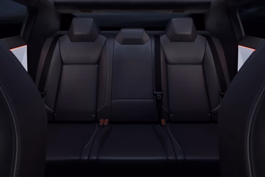 Tesla Cybertruck 2026 Interior Second Row Rear Seats View