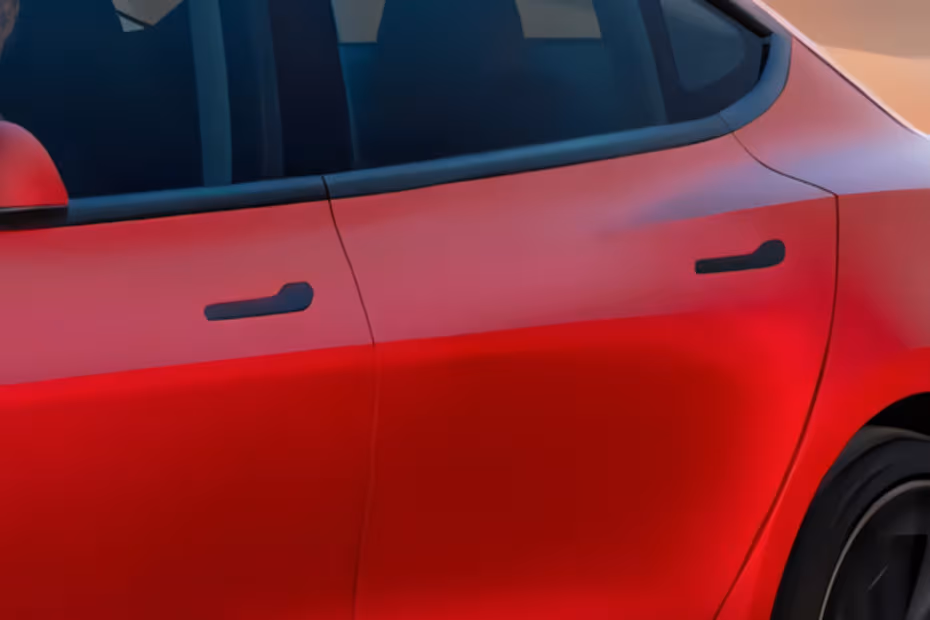 Tesla Model 3 2026 Exterior Door Handle Close-Up