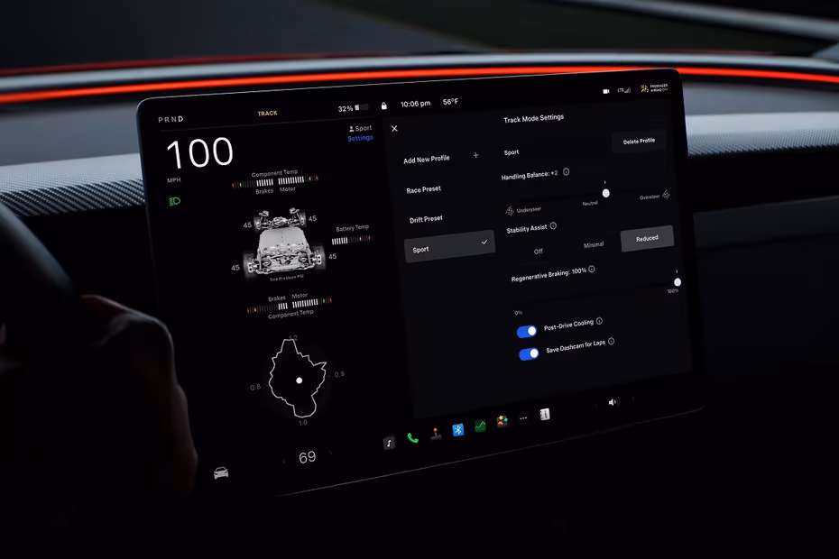 Tesla Model 3 2026 Floating Touchscreen Infotainment System