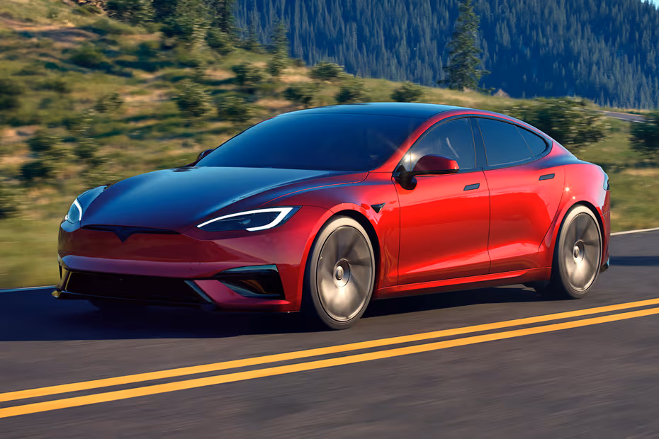Tesla Model S 2026 Front Left Side Angle View