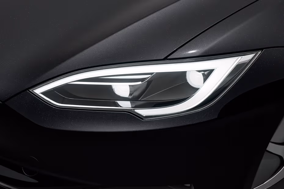 Tesla Model S 2026 LED Headlight Close-Up