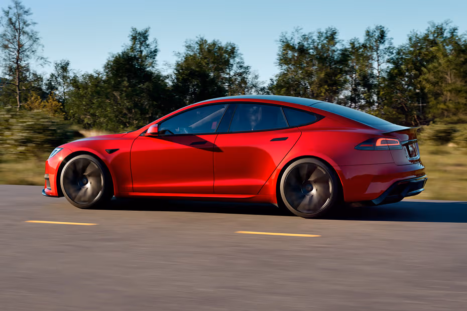 Tesla Model S 2026 Rear Exterior Cross Angle View