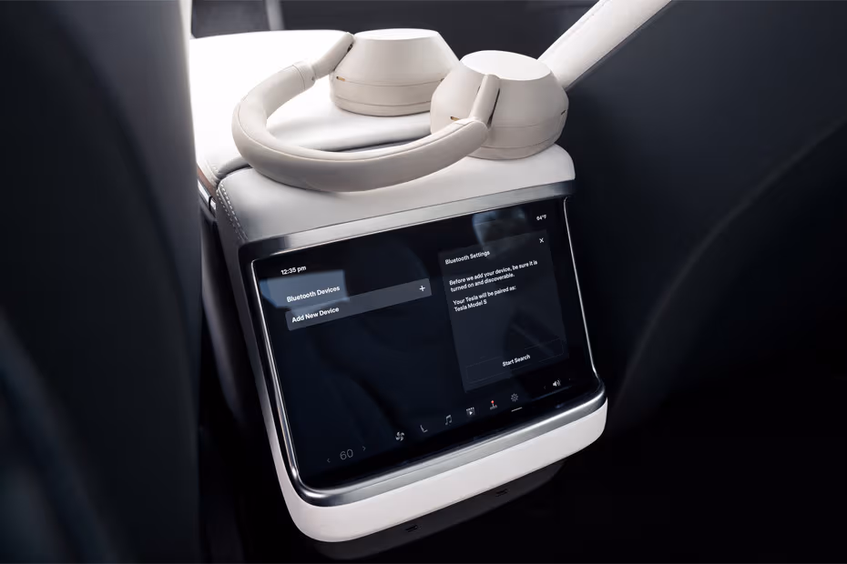 Tesla Model S 2026 Rear Passenger Air Vents