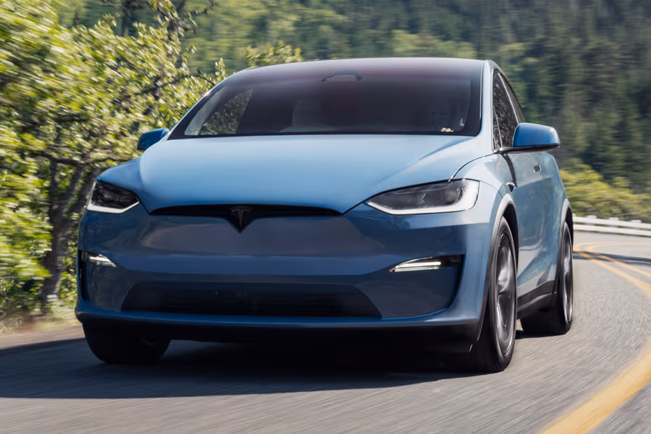 Tesla Model X 2026 Front View with LED Headlights