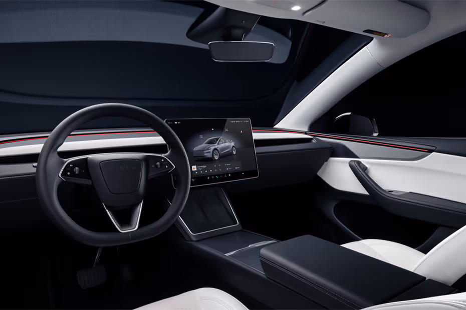 Tesla Model Y 2026 Dashboard Layout