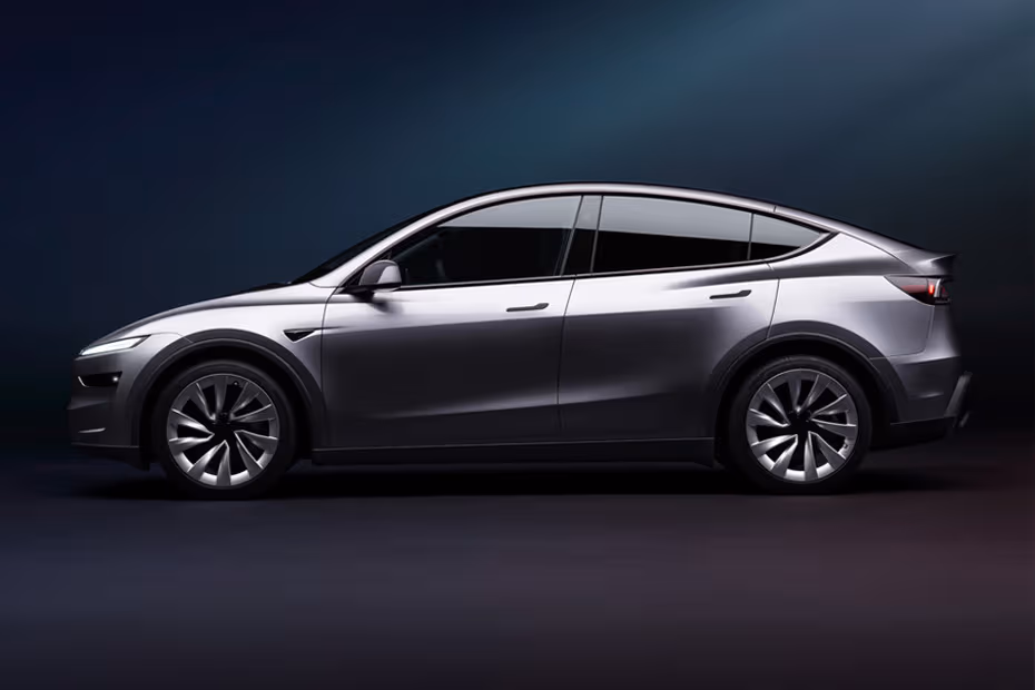 Tesla Model Y 2026 Left Side Profile with Alloy Wheels