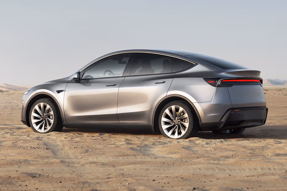 Tesla Model Y 2026 Rear Right Side Angle View