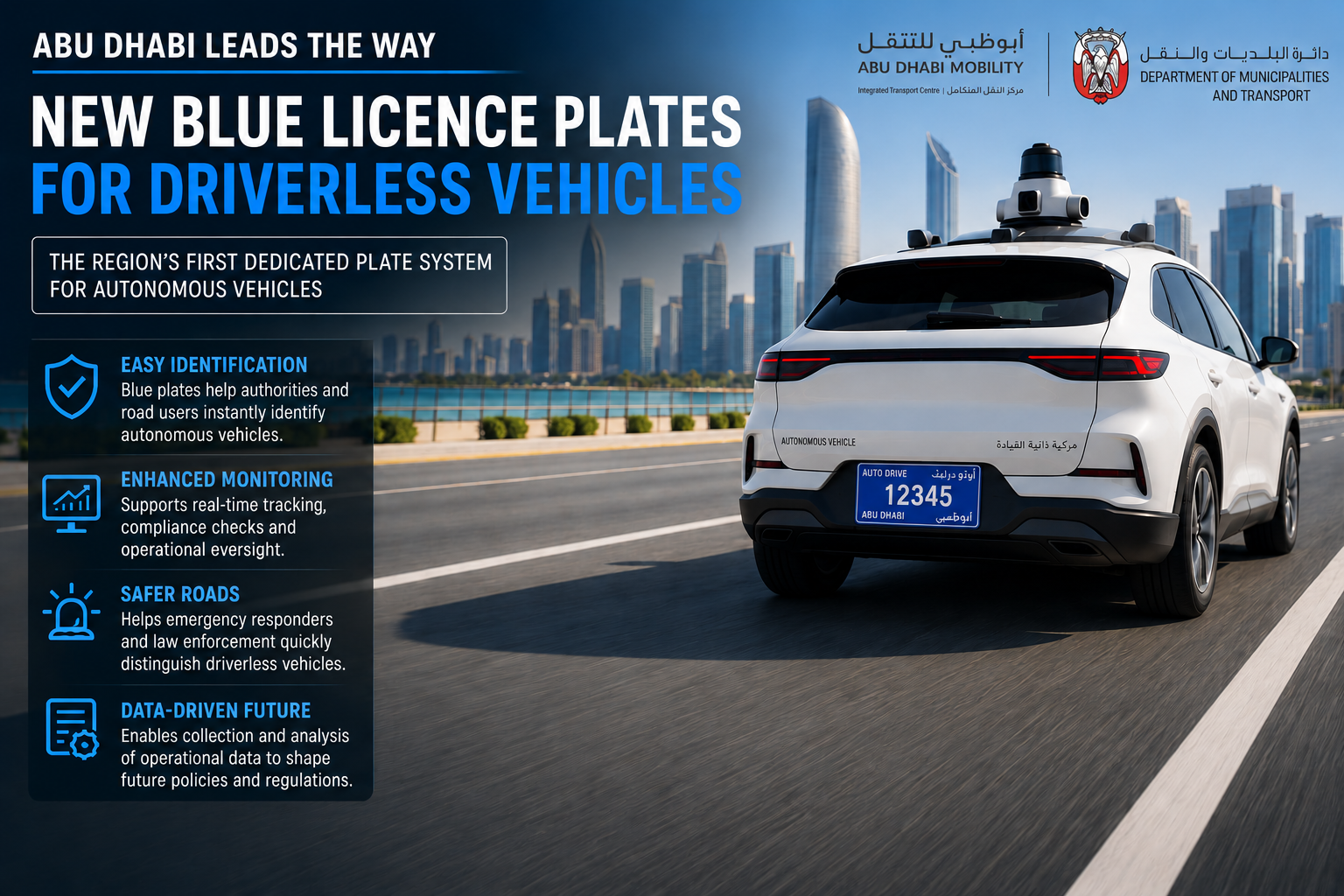 The Future of Driving in Abu Dhabi Starts With a Blue Licence Plate