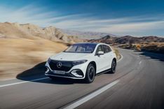 Mercedes-Benz EQS SUV 2024 Left Side Front View