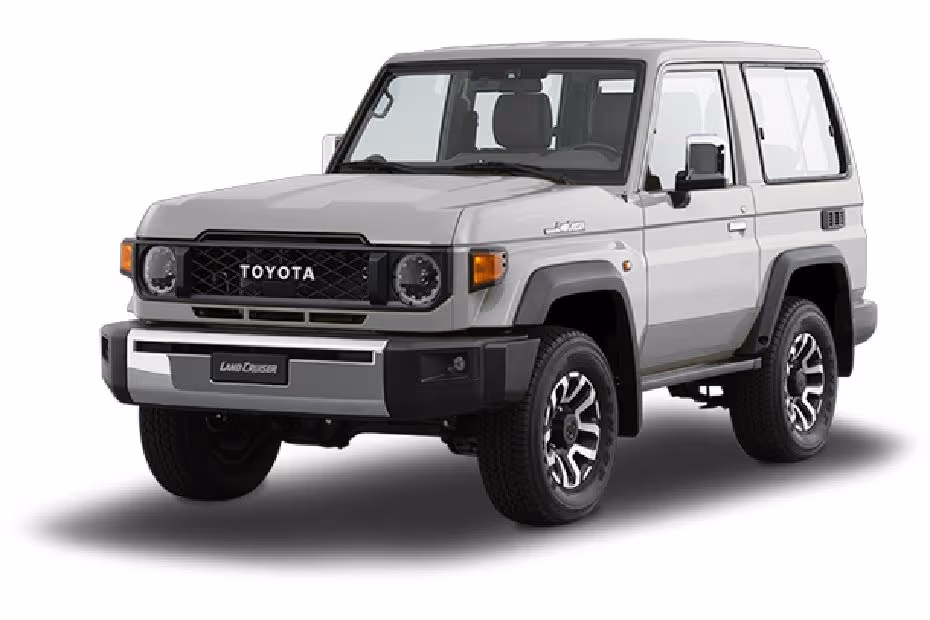 Toyota land cruiser 70 Left Front Side Angle View